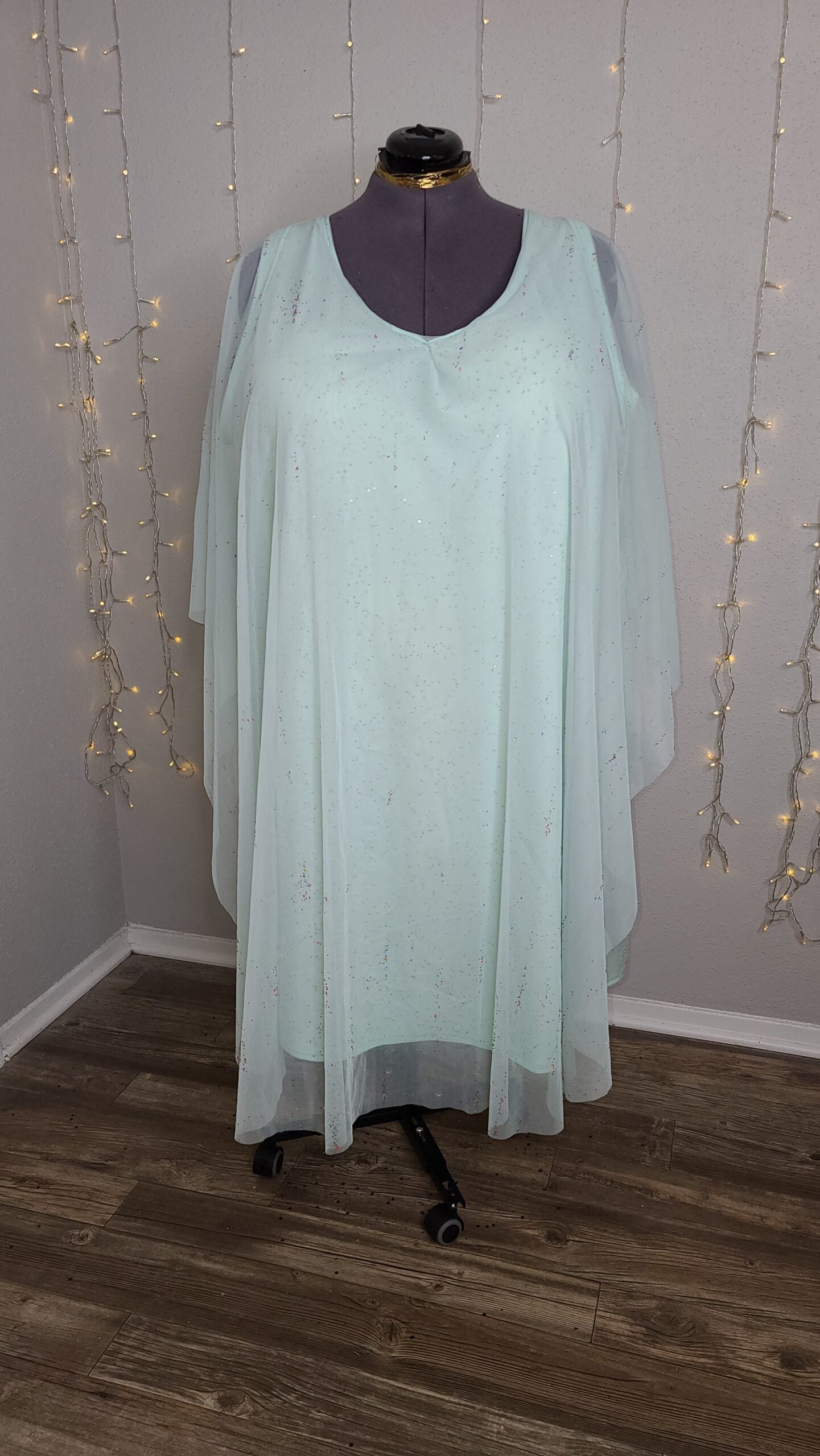 Plus Size Scuba Dress Mint Scuba Dress Christina Wells Designs
