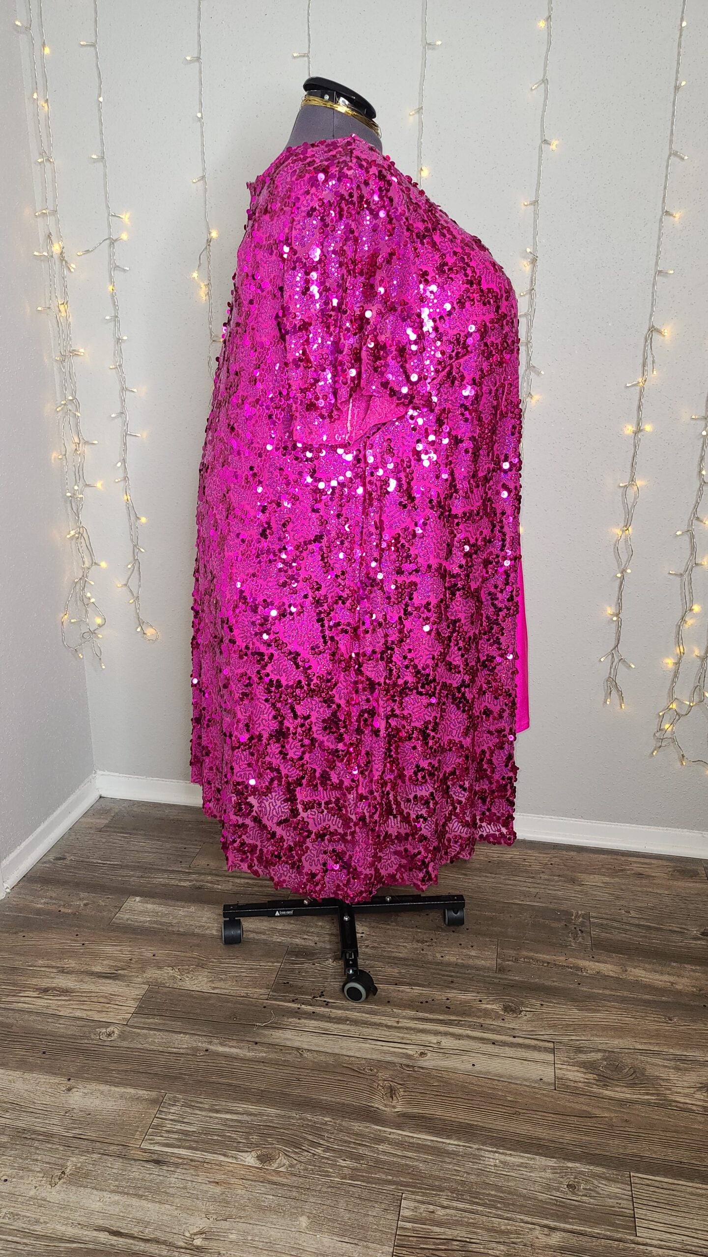 Plus Size Sequin Dress | Pink Sequin Dress