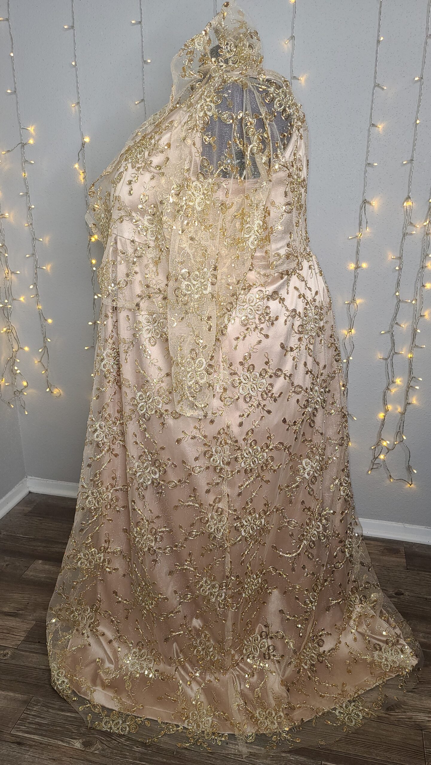 Plus Size Formal Gown | Gold Satin Gown | Christina Wells Designs Plus Size Formal Gown | Gold Satin Gown | Christina Wells Designs