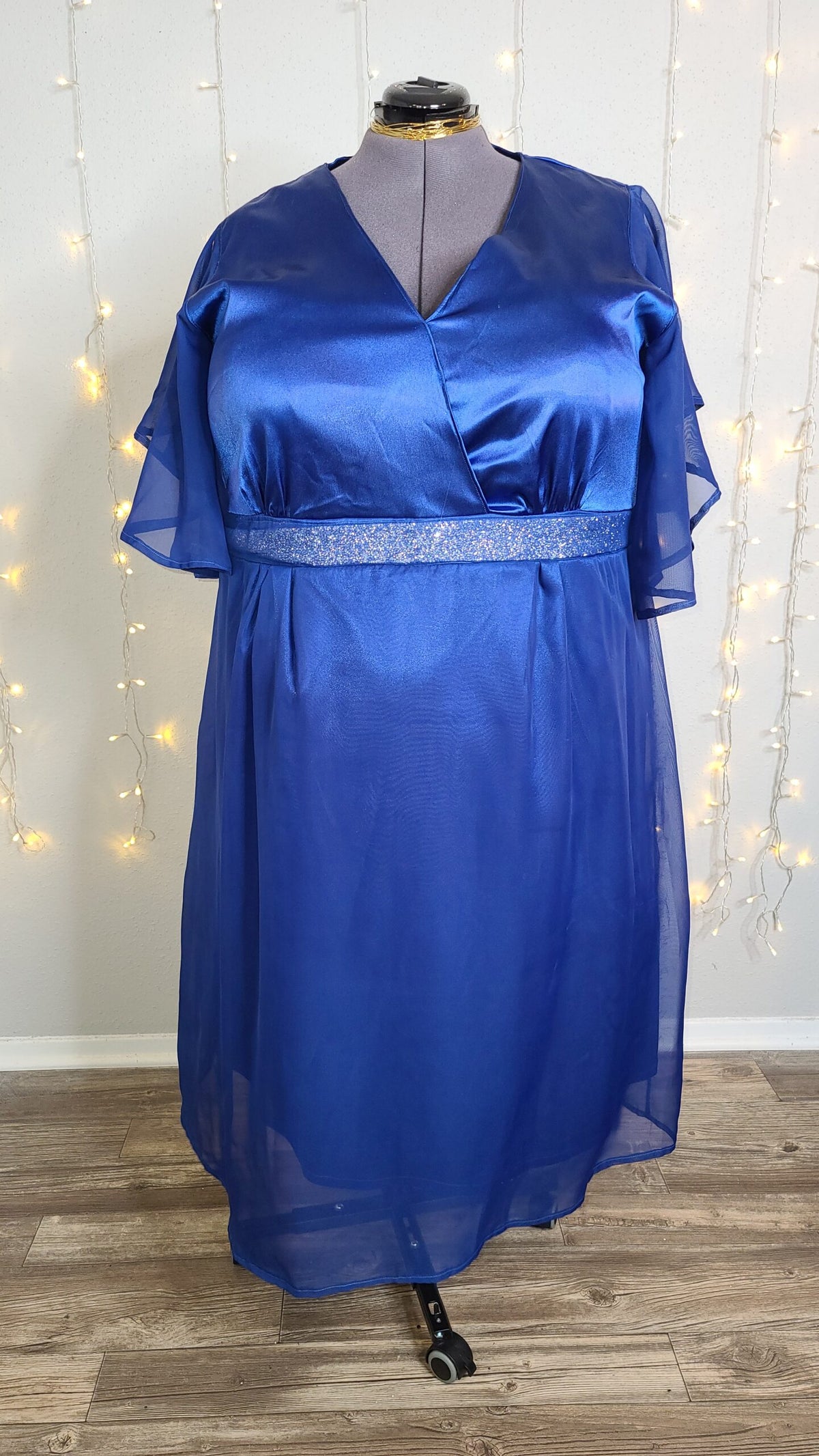 plus size royal blue dresses Cocktail Dress | Dress letting you dance back:LOW Vestido Luxe Feeling Sequin Size:47