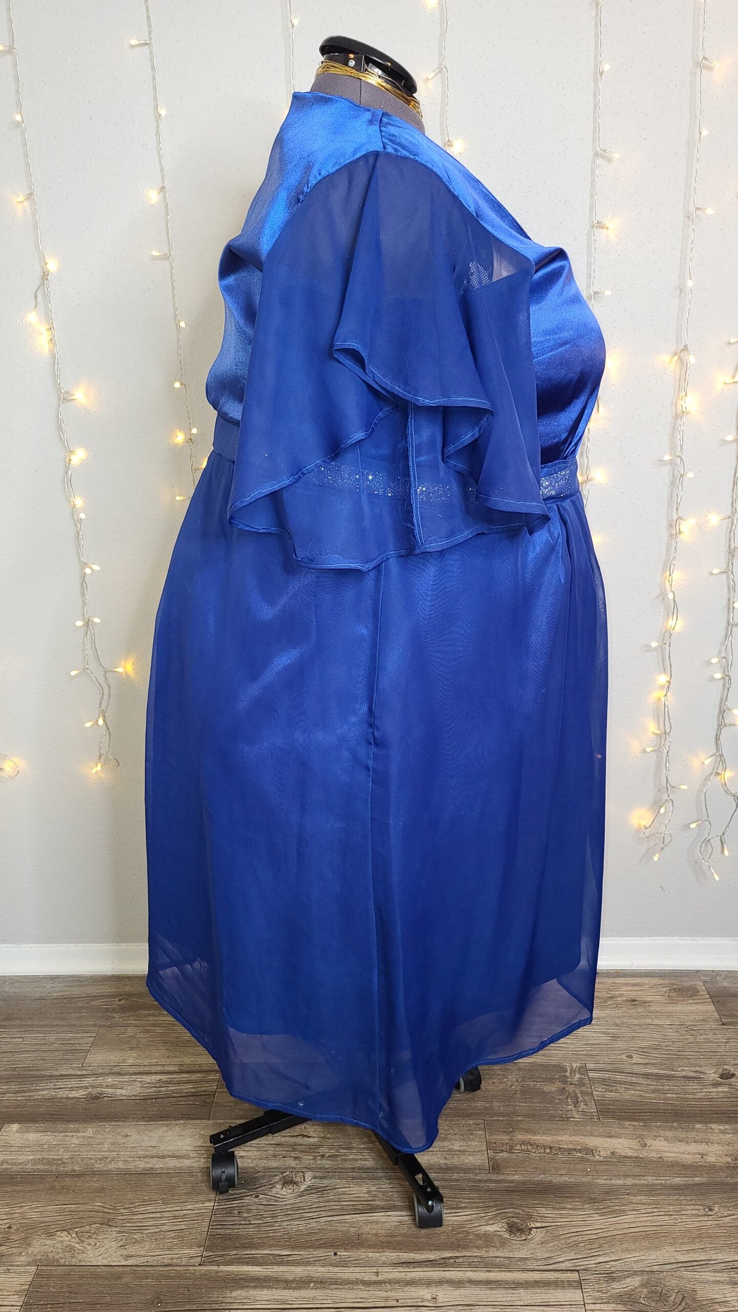 Plus Size Cocktail Dress | Royal Blue Dress
