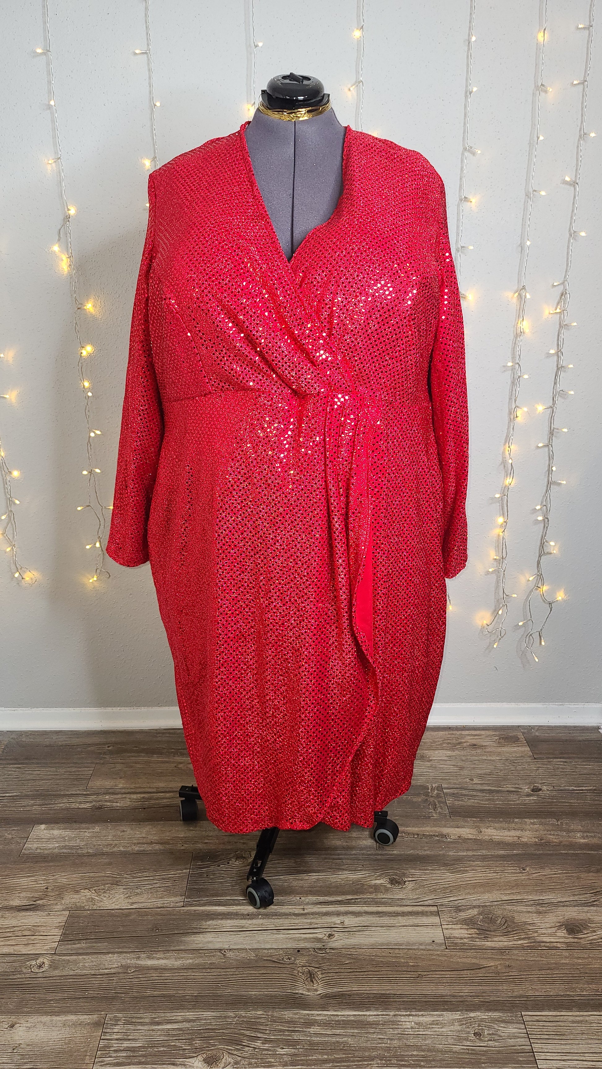slim fit dress slacks Plus Size Red Wrap Dress | Red Wrap Dress