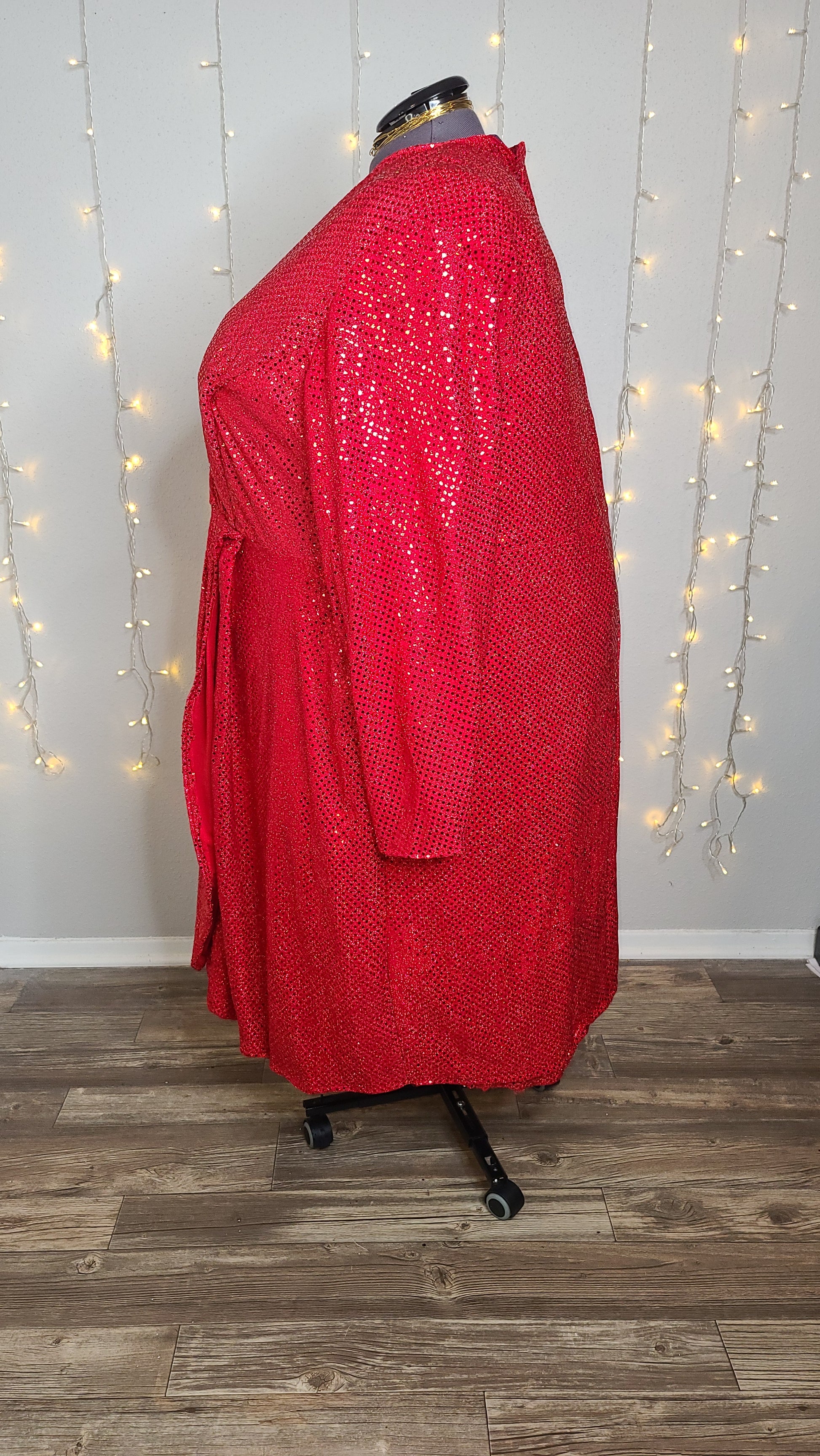 Plus Size Red Wrap Dress | Red Wrap Dress