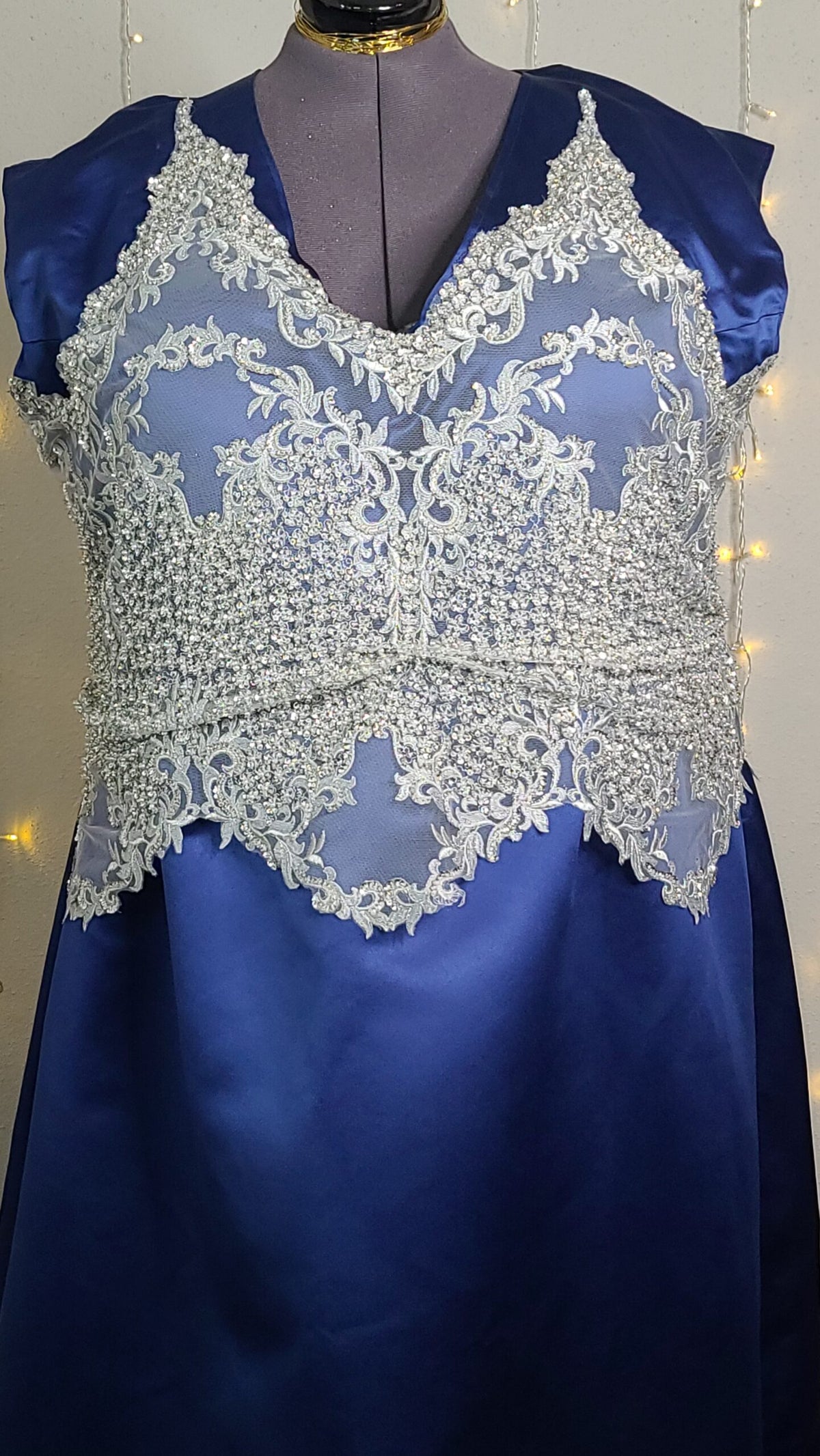 plus size evening dress patterns Gown | Crystal Beaded Gown A4 Format PDF Pattern christmas2025 Color:Clear Water (Light Blue) Sarah Ten Drawer Dresser