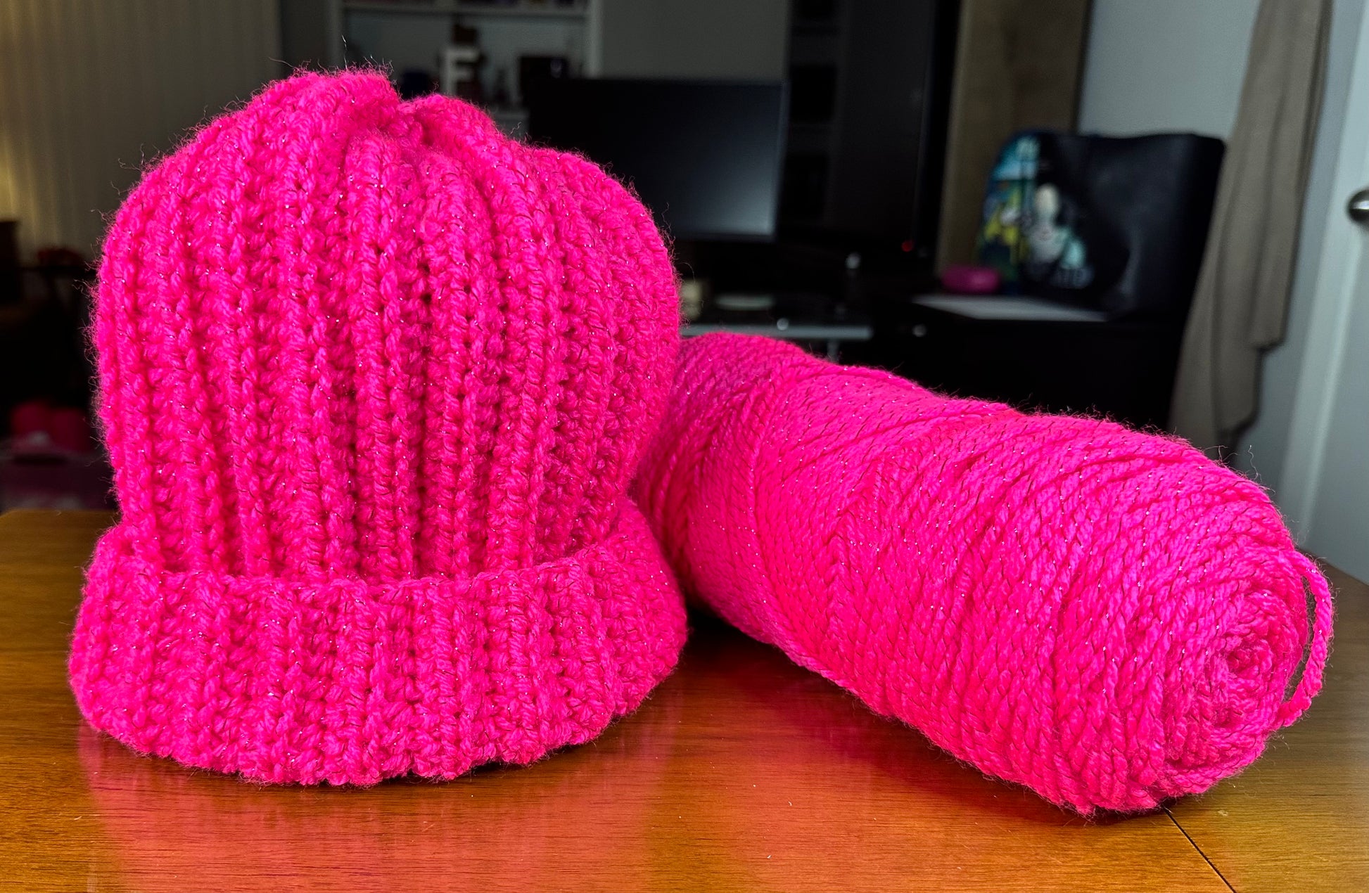 Sparkle Crochet Beanie | Hand Crochet Beanie | Christina Wells Designs